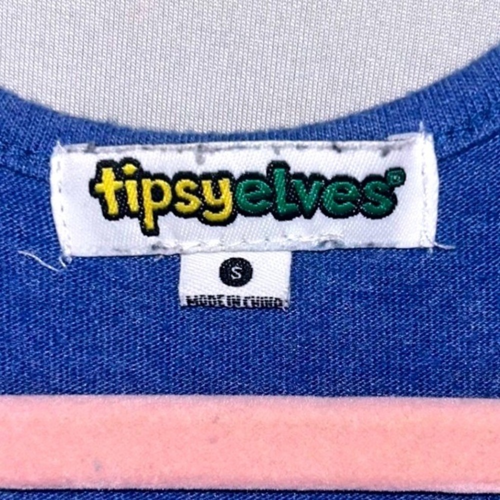 Tipsy Elves Rainbow Cat Tank Top Small Funny Graphic Racerback Pride Festival - Picture 4 of 7